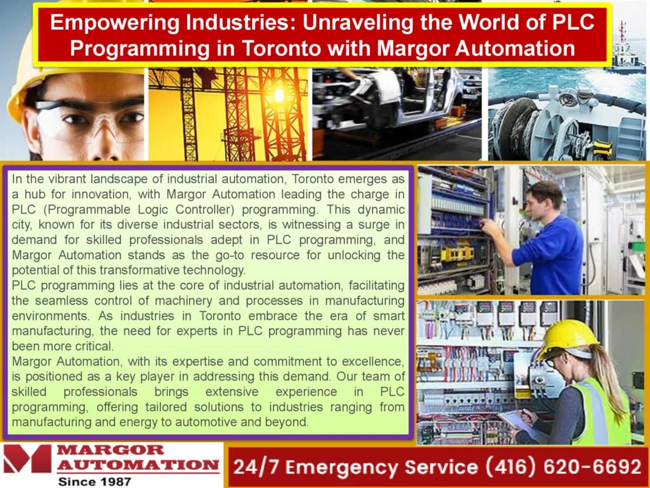 Unraveling the World of PLC Programming in Toronto with Margor Automation