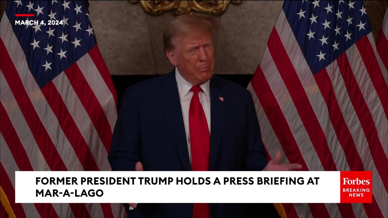 Trump press briefing after SCOTUS ruling