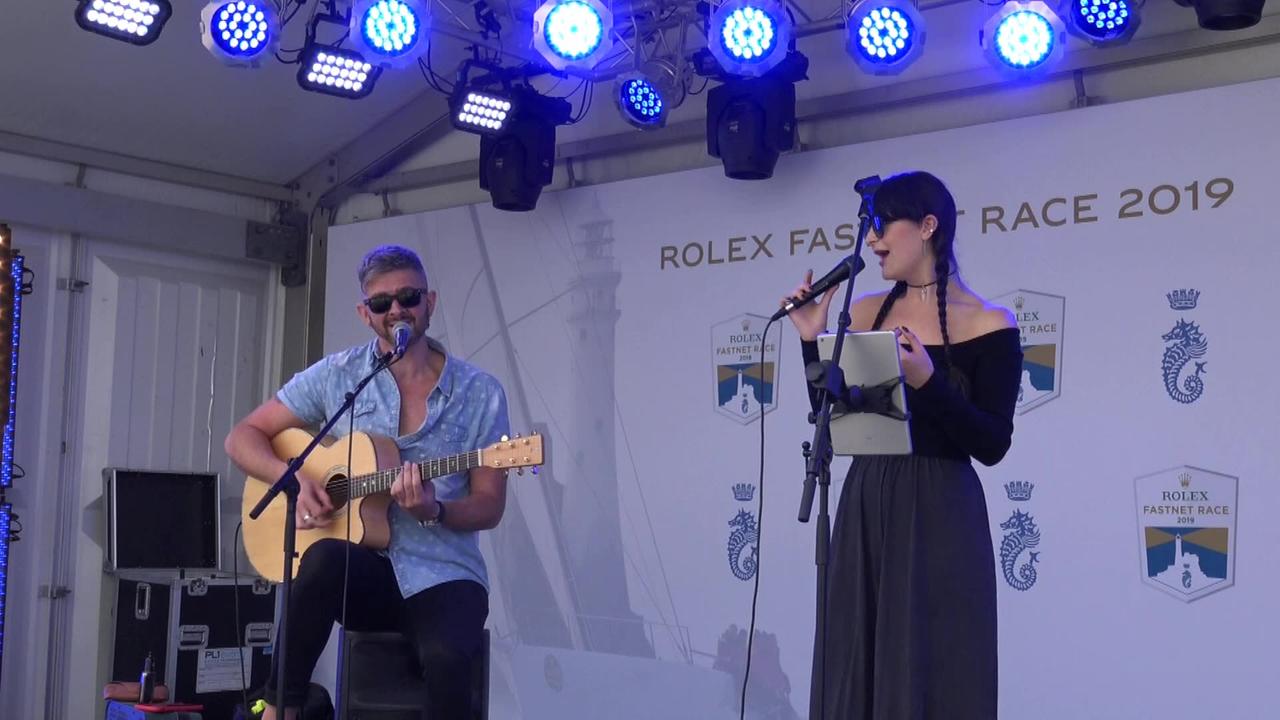 Rolex FastNet boat race music Ocean City Plymouth 2019 Music by Phoebe Jane Duo 2 6.7.8th Aug .