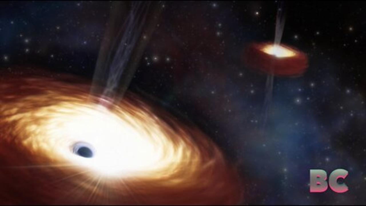 Heaviest pair of black holes ever seen weighs 28 billion times more than the sun