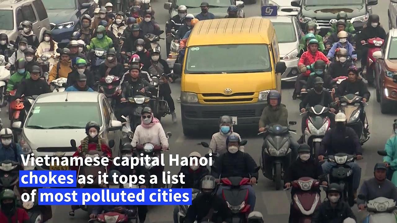 Hanoi tops list of most polluted cities
