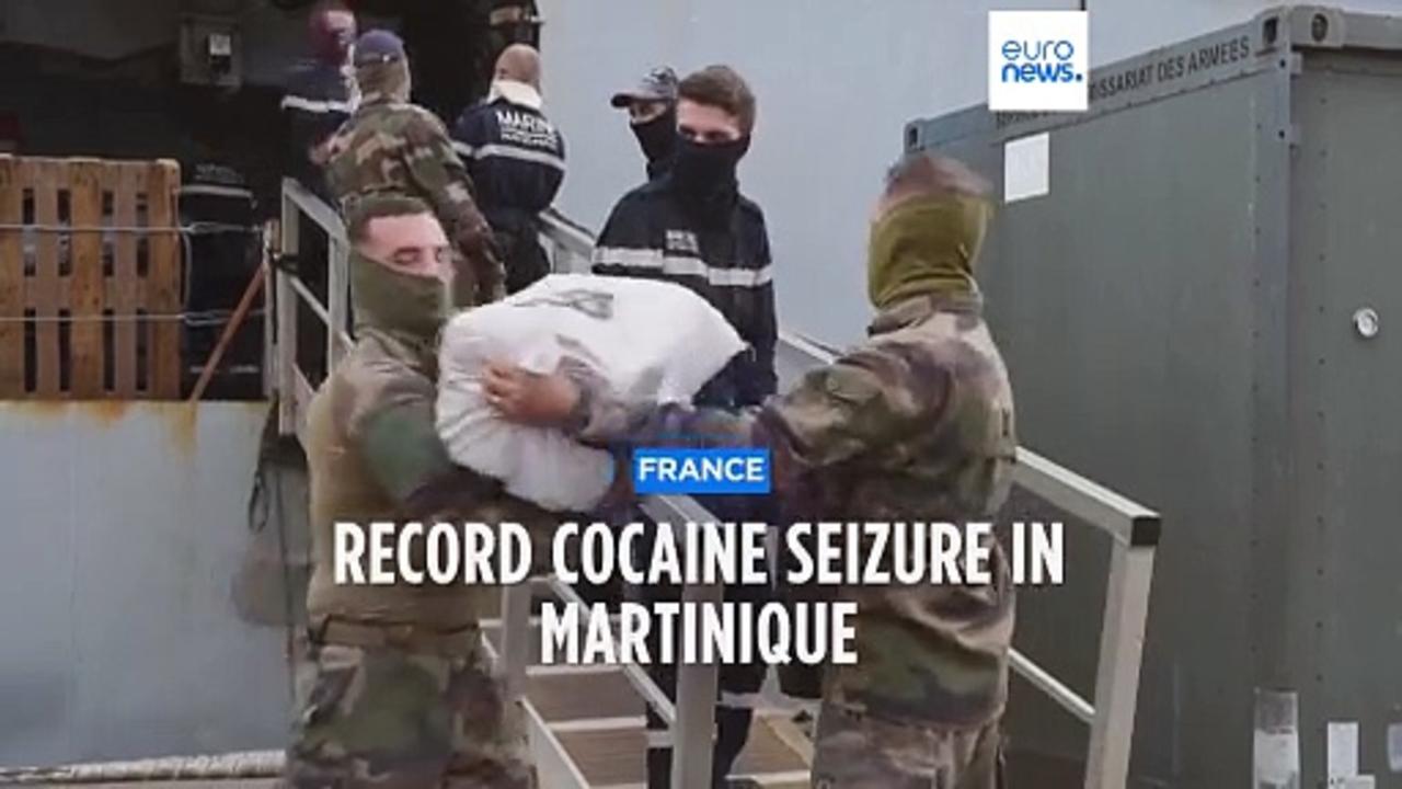 More than 8 tonnes of cocaine seized in Caribbean