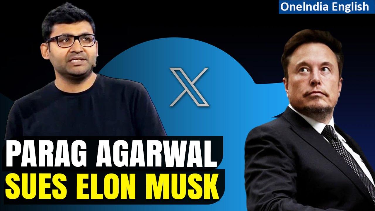 Elon Musk sued by ex-Twitter executives including Parag Agarwal for $128 million  | Oneindia News