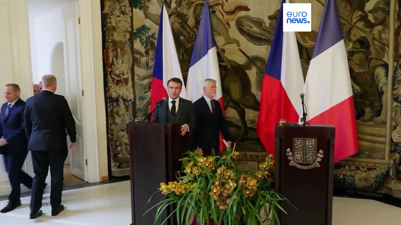 Czech and French leaders pledge support for Ukraine