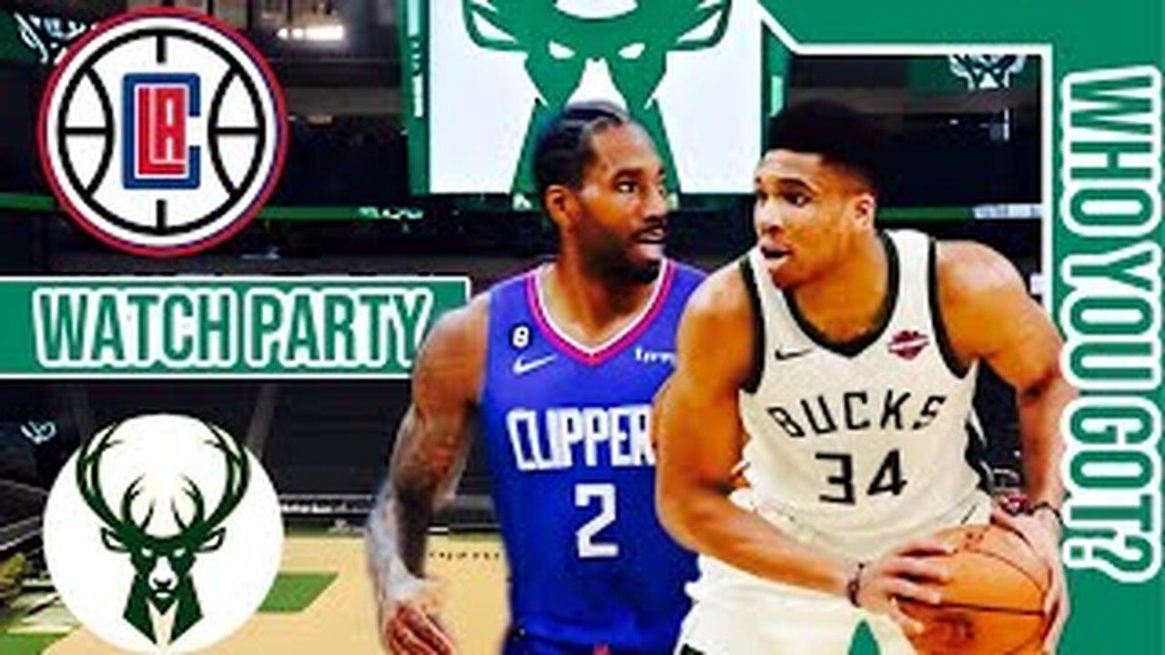 LA Clippers vs Milwaukee Bucks | Play by Play/Live watch party Stream | NBA 2023 Game