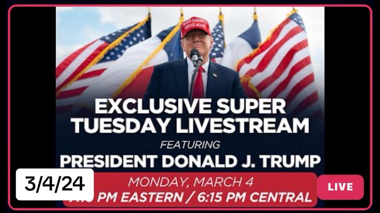 LIVE: Super Tuesday Special with President Trump