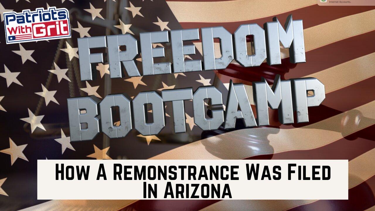 How A Remonstrance Was Filed In Arizona | Daniel Wood