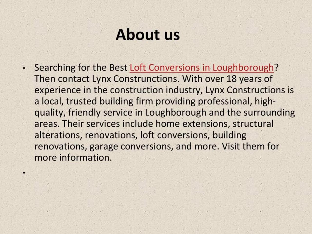 Best Garage Conversions in Loughborough.