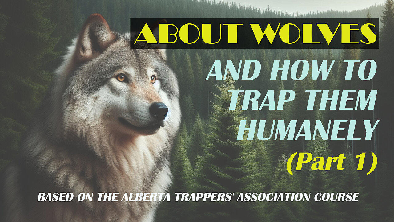 About Wolves and How To Trap Them Humanely - Part 1