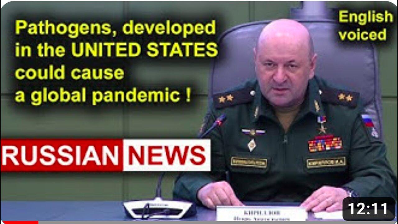 Pathogens developed in the United States could cause a global pandemic! Ukraine, Russia