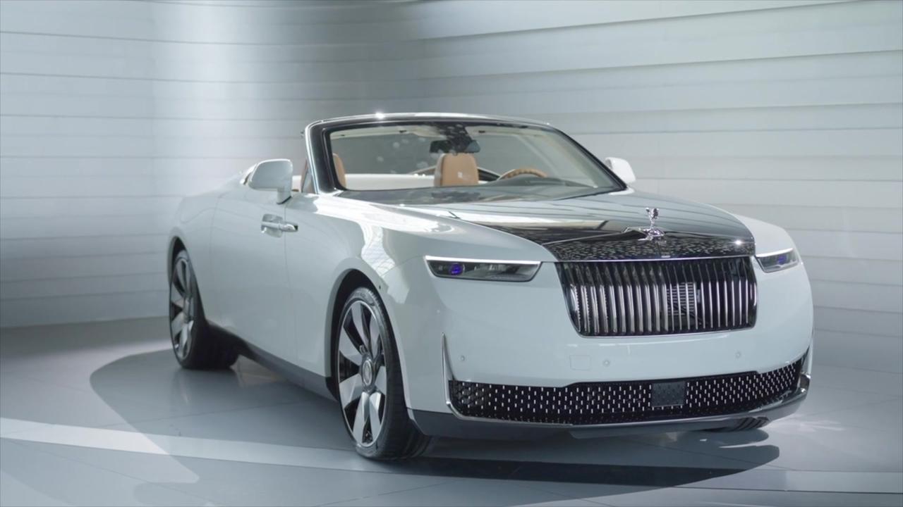 The new Rolls-Royce Arcadia Droptail Design Preview in Studio