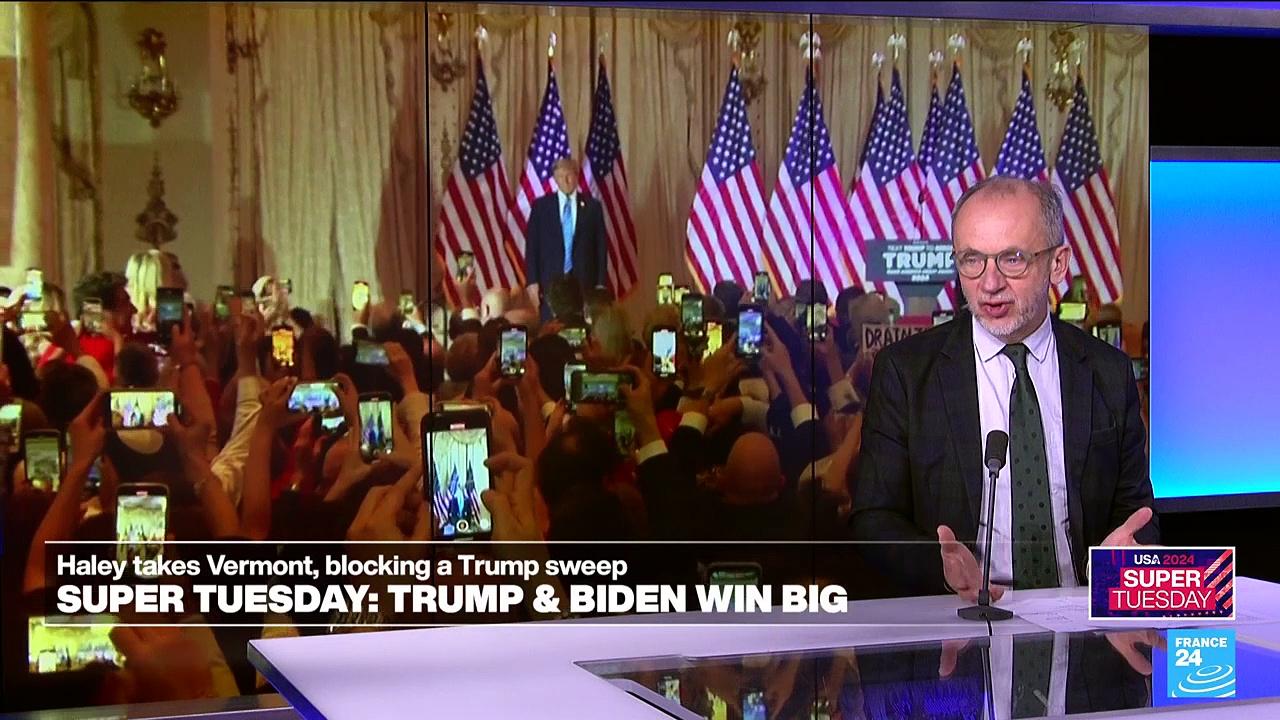 Trump, Biden dominate Super Tuesday contests as they march toward rematch