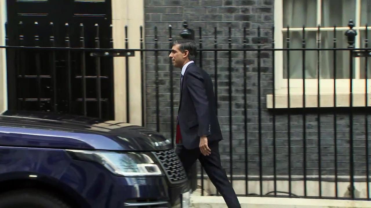 PM departs Downing Street for Budget and PMQs