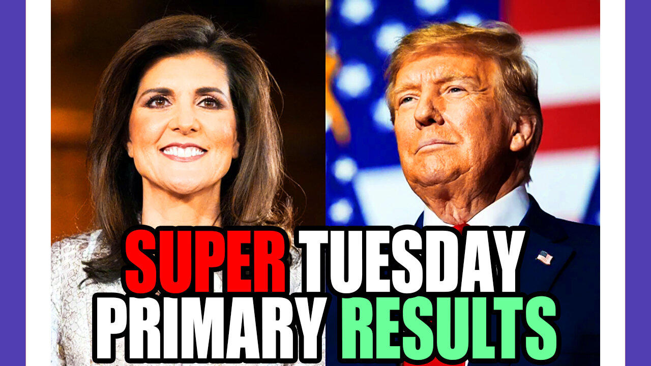 🔴LIVE: Election 2024 SUPER TUESDAY Primary Results 🟠⚪🟣