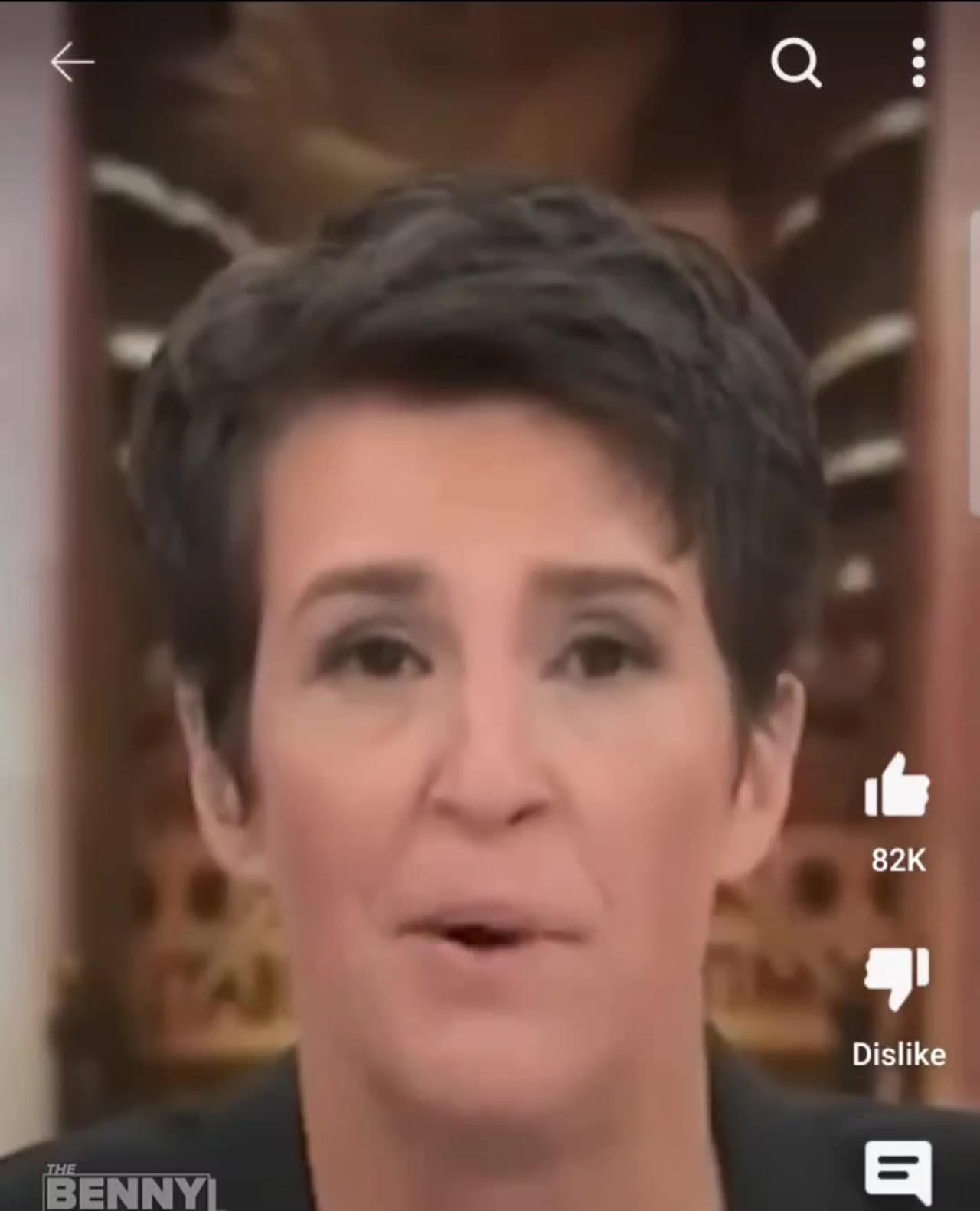 Low IQ Maddow Doesn't Understand that She's Describing Democrats