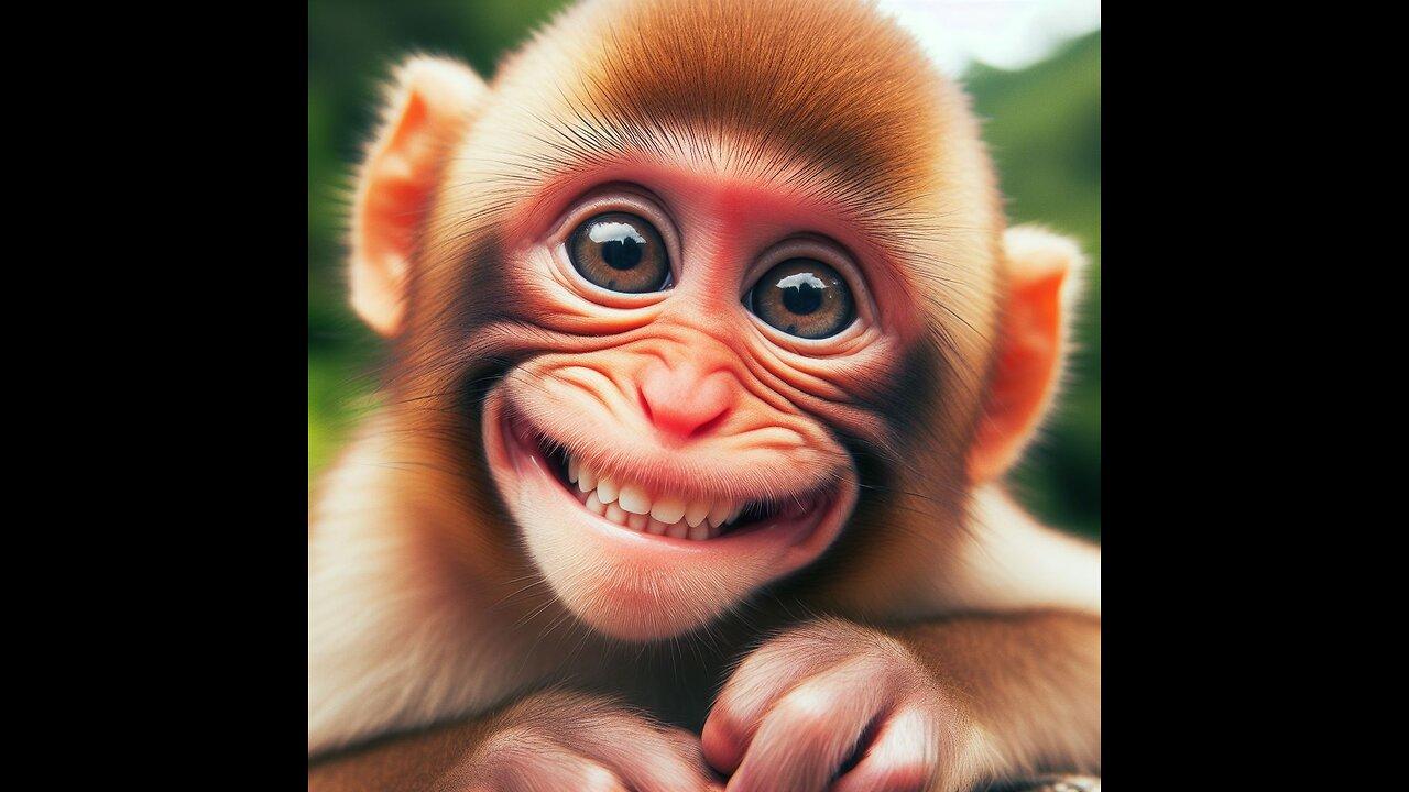 "Cheeky Monkeys and Giggles Galore: A Barrel of Laughs 🐒😄" | FUNWITHVR | #trending #monkey #fun