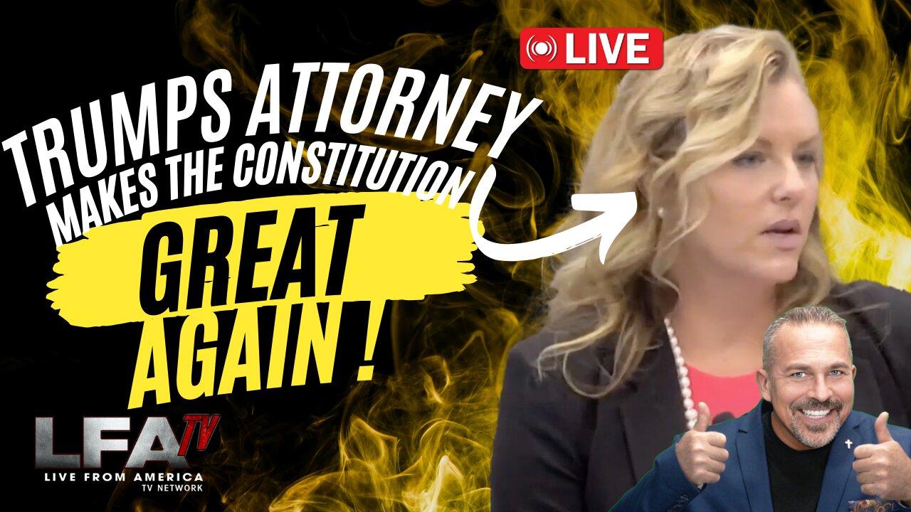 President Trump’s Attorney Makes The Constitution GREAT AGAIN! | The Santilli Report 3.6.24 4pm EST