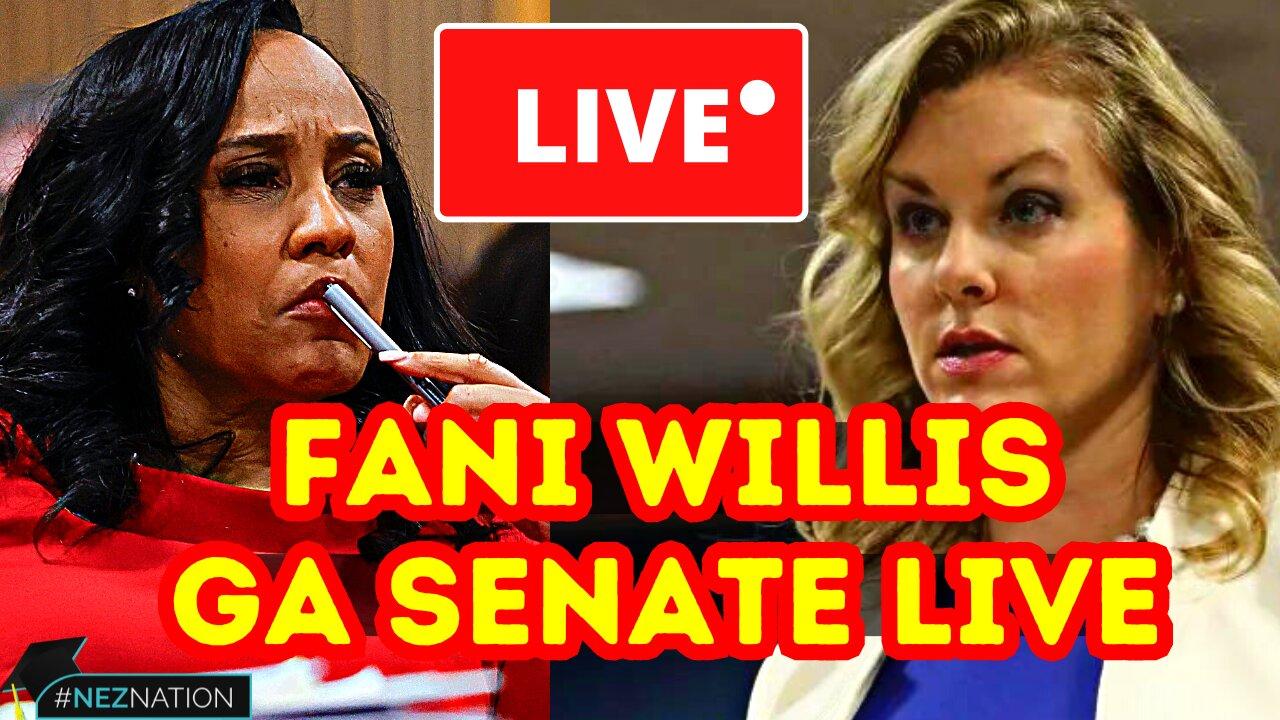 LIVE FANI WILLIS GA SENATE HEARING! Attorney for Trump Co-Defendant Testifies Before Senate
