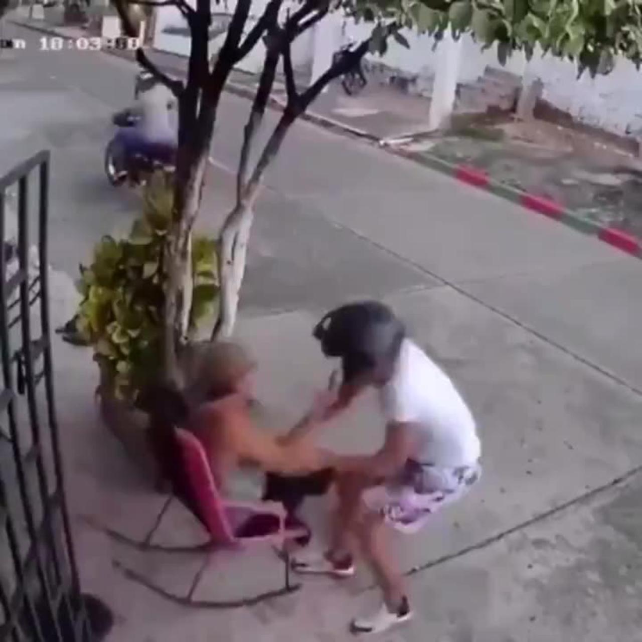 "Grandma's Brave Stand: Confronting a Thief in Broad Daylight"