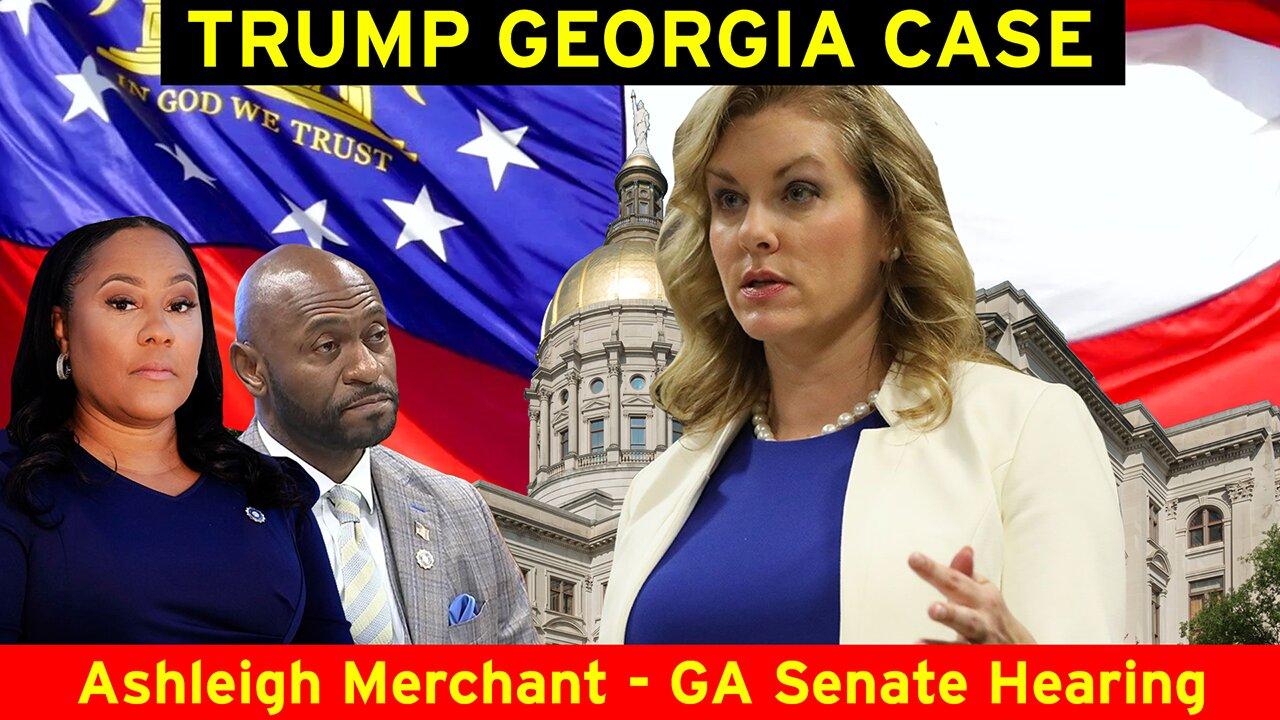 Fani Willis Corruption Hearing - Ashleigh Merchant at the Georgia Senate