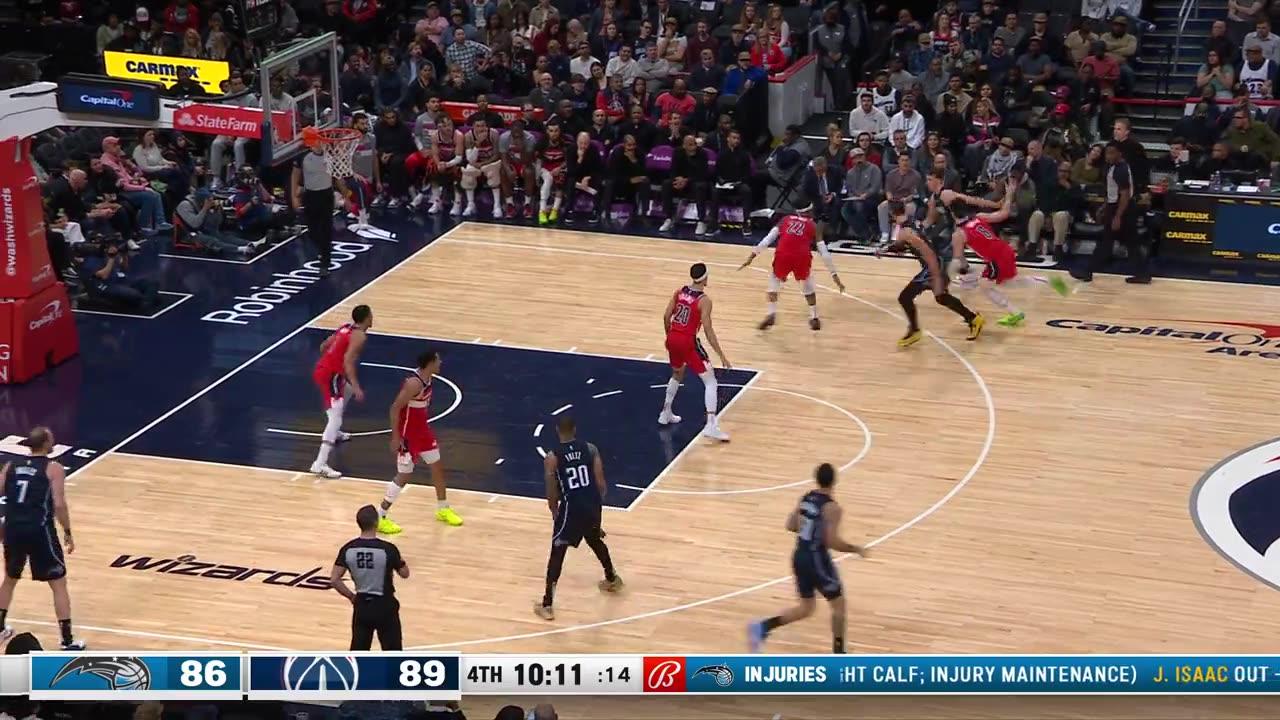 Franz's Clutch Step-Back 3 Ties Game! Magic vs. Wizards