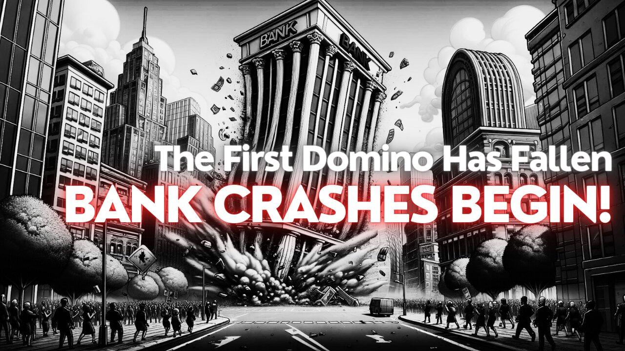 It's started! New York Community Bank stock CRASHES, the Banks are in trouble!