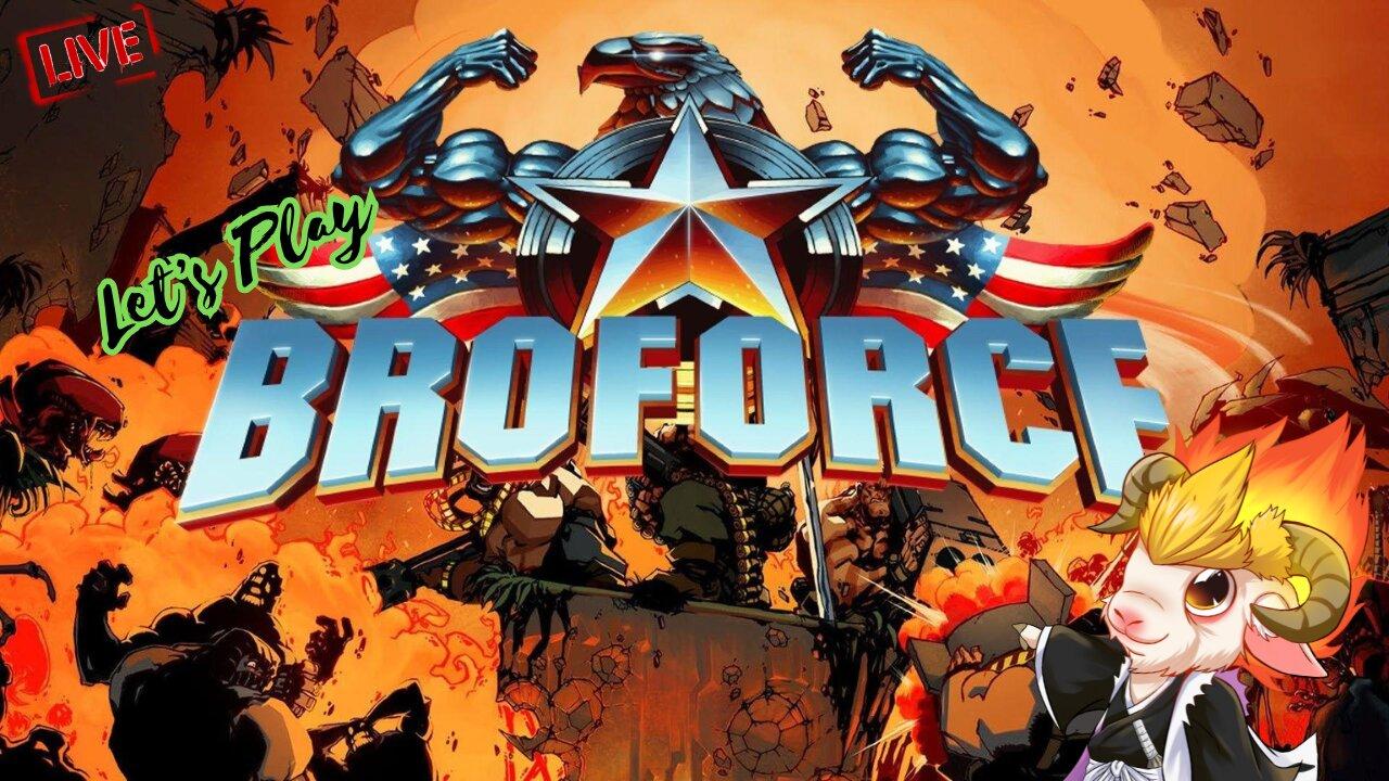 Big Fitz is going back to the 90s action movies! | Broforce