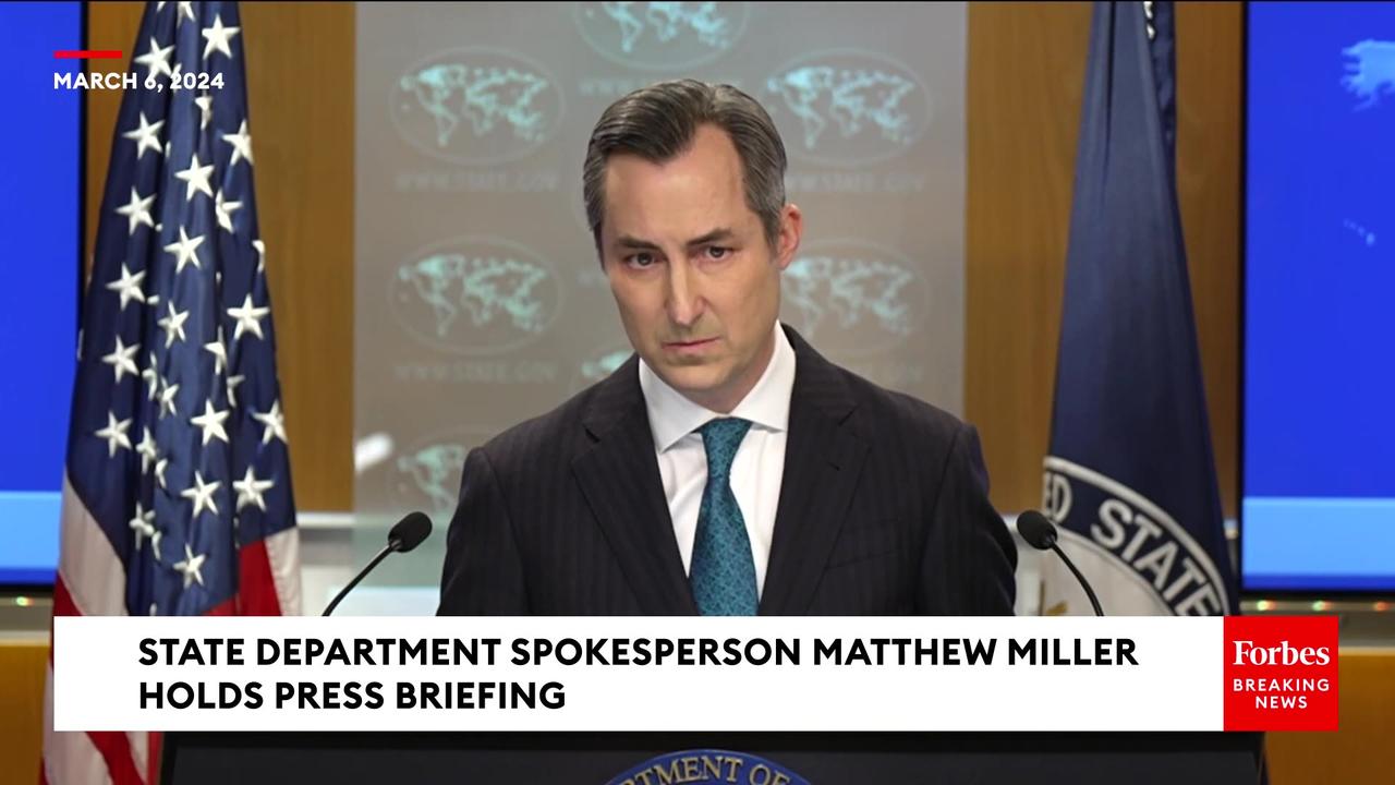JUST IN- State Dept. Holds Press Briefing After China Announces Increased Defense Budget Spending