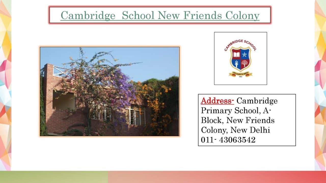 Best Nursery Schools in New Friends Colony