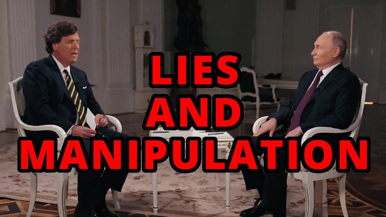 Lies and manipulation: Tucker Carlson’s interview with V. Putin (history of Poland)