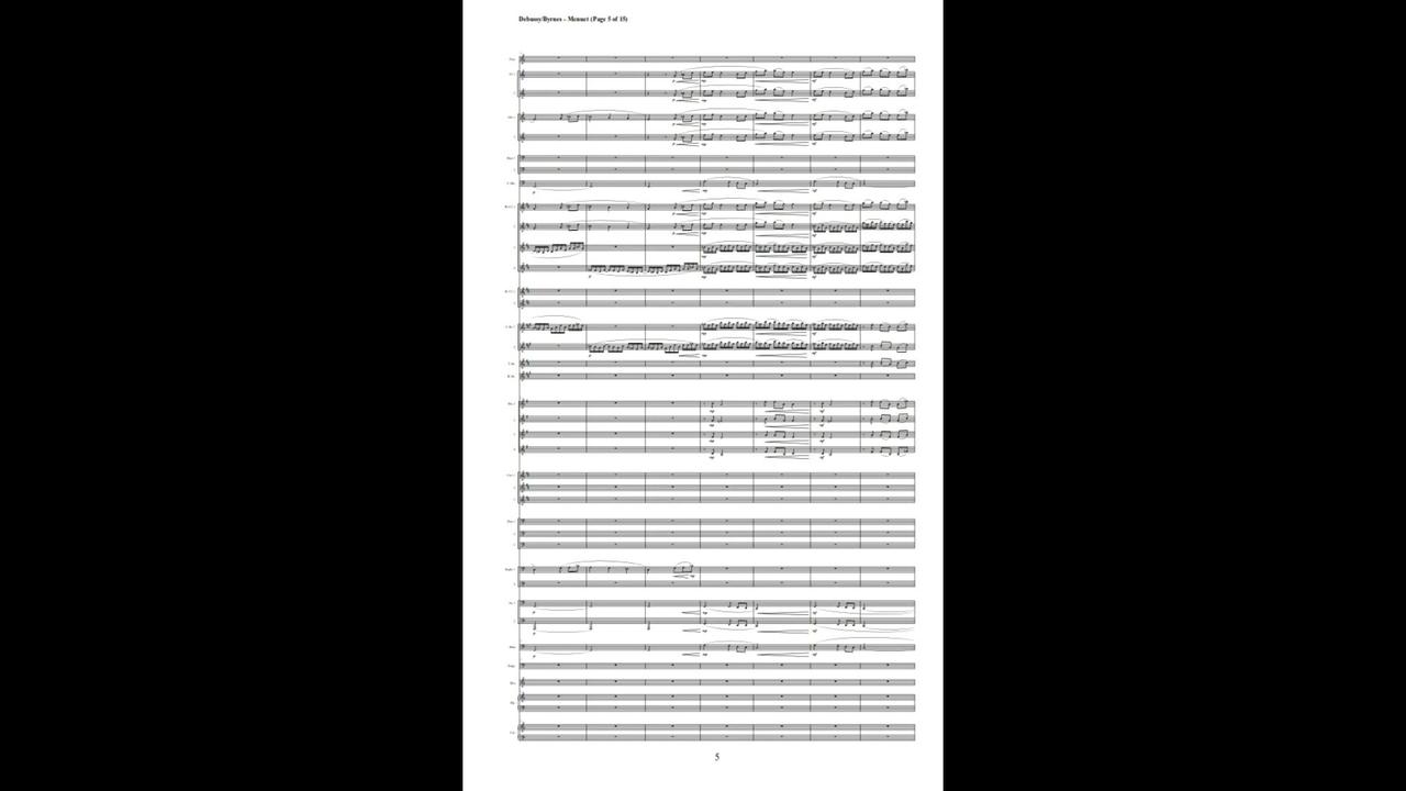 Claude Debussy – Suite Bergamasque, No. 2 - Menuet (Symphonic Band)