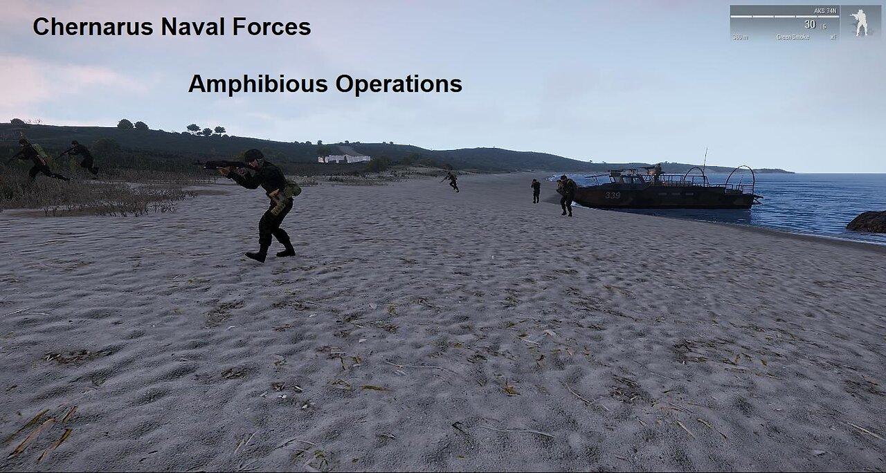 Chernarus Naval Forces Amphibious Combat Operations in Maksniemi