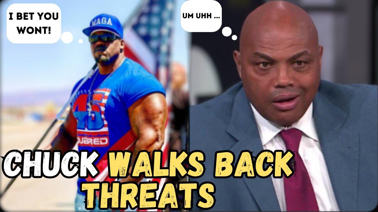 Charles Barkley WALKS BACK threats of violence after black trump supporters call him out