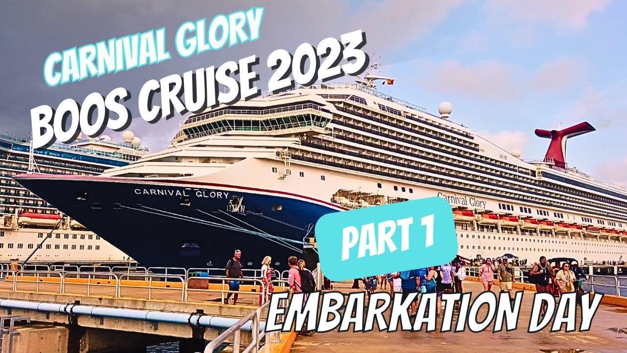 Carnival Glory Group Cruise 2023 Embarkation Day