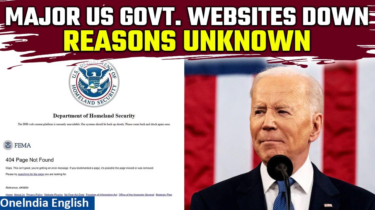 Major US Government Websites Down After Biden's State of the Union, Glitch Likely| Oneindia News