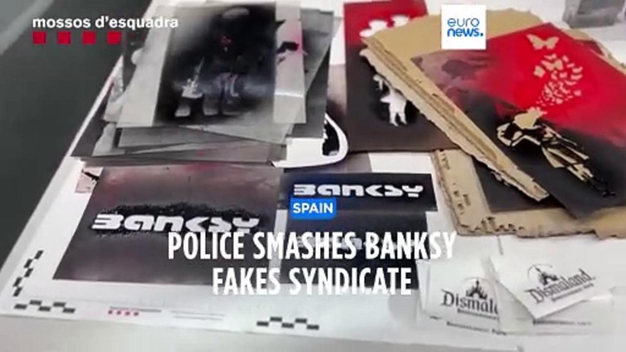 Spanish police say they have smashed Banksy fakes ring