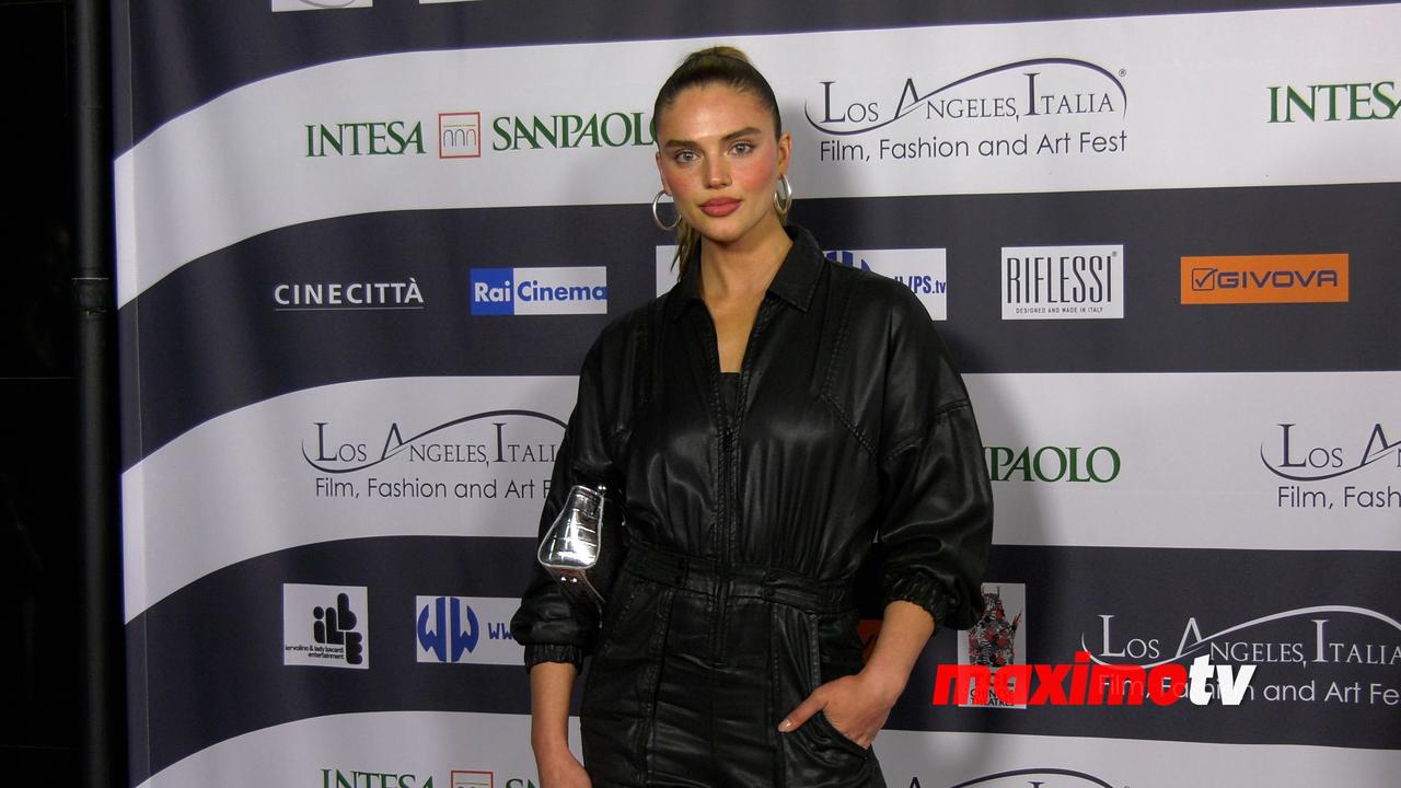 Fashion model Savanna James 2024 Los Angeles Italia Film Festival Red Carpet