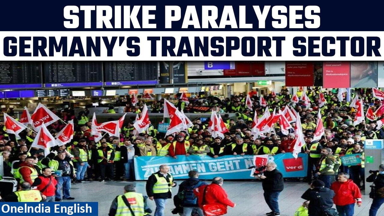 Germany Transport Sector Strike: Germany faces travel chaos as union members go on strike | Oneindia