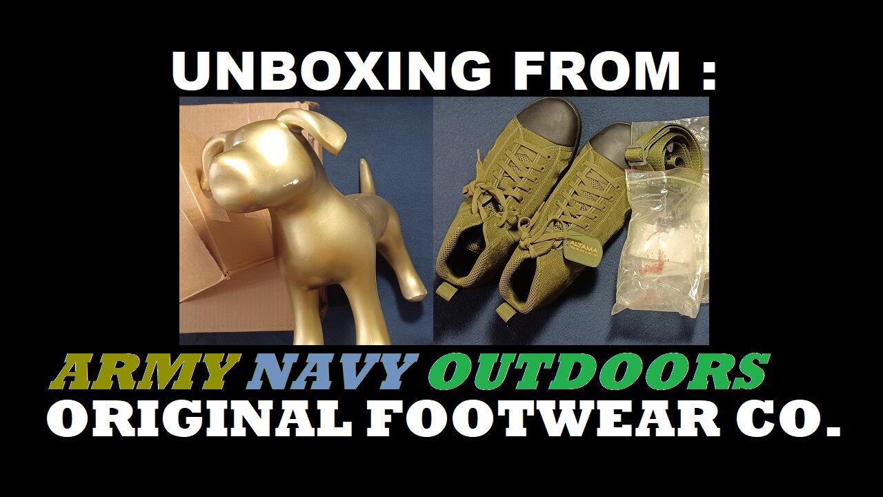 UNBOXING 166: Army Navy Outdoors, Original Footwear Co, Altama !