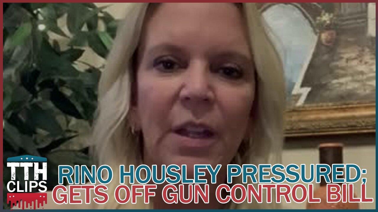 RINO Housley Succumbs to Pressure; Gets off Gun Control Bill