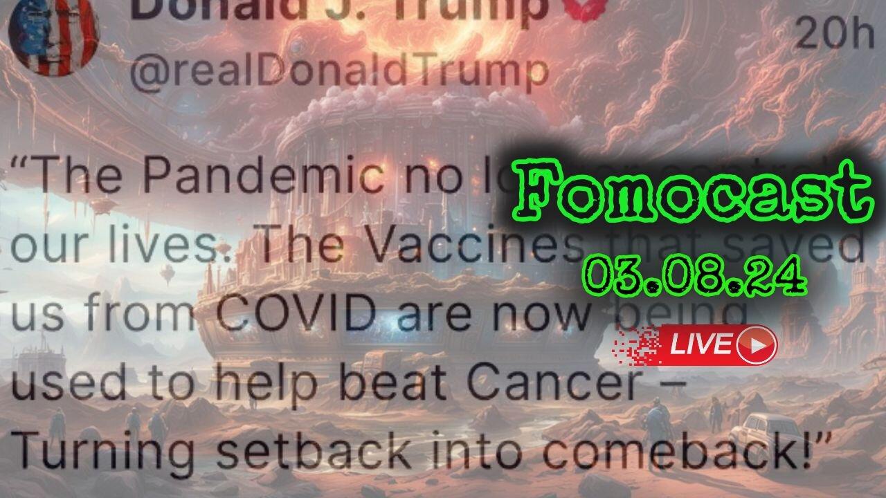 📺 Trump's Vaccine SELLOUT: From COVID Triumph to Cancer Cure?  | News Talk Live Stream 🎙️"