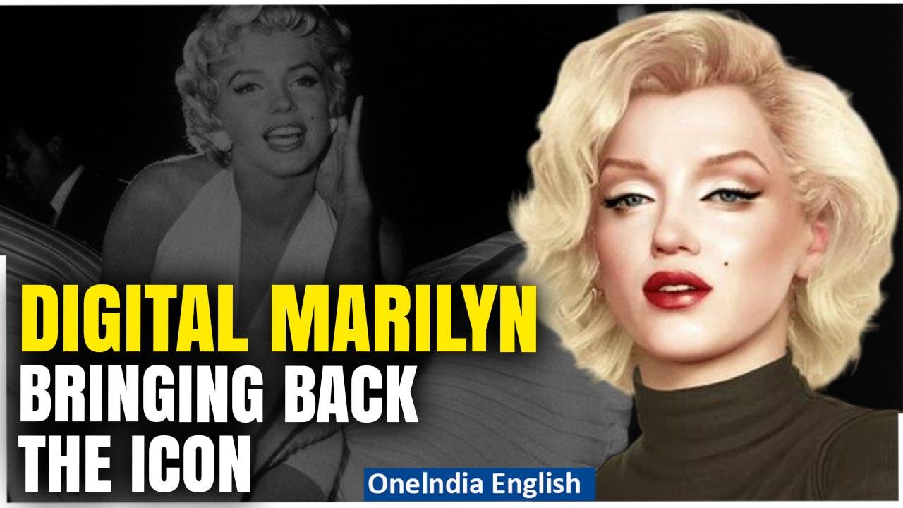 Realistic Digital Marilyn Monroe Debuts at Tech Conference with the help of AI| Oneindia News