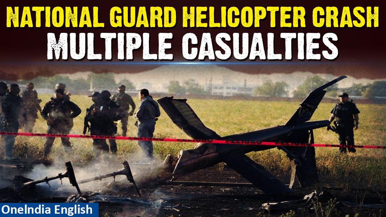 U.S: National Guard Helicopter crashes near Mexico border, four casualties | Oneindia News