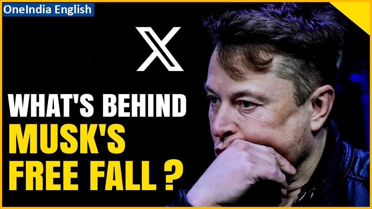 Elon Musk's Net Worth Takes $40 Billion Hit Due to Tesla's Challenges| Oneindia News