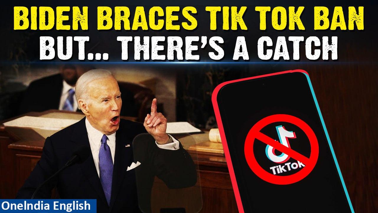 Biden Backs Bill to Ban TikTok If No Divestment in 6-Months, Awaits Congressional Approval| Oneindia