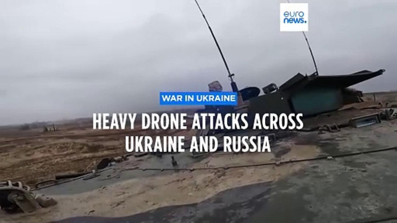 Russia and Ukraine both report overnight drone attacks