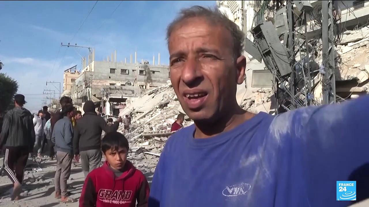 Israeli air strike targets landmark residential tower in southern Rafah