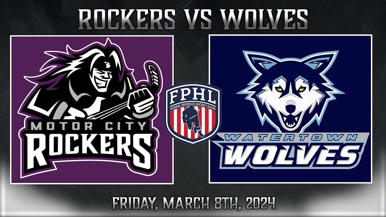 Motor City Rockers vs Watertown Wolves 3/8/24