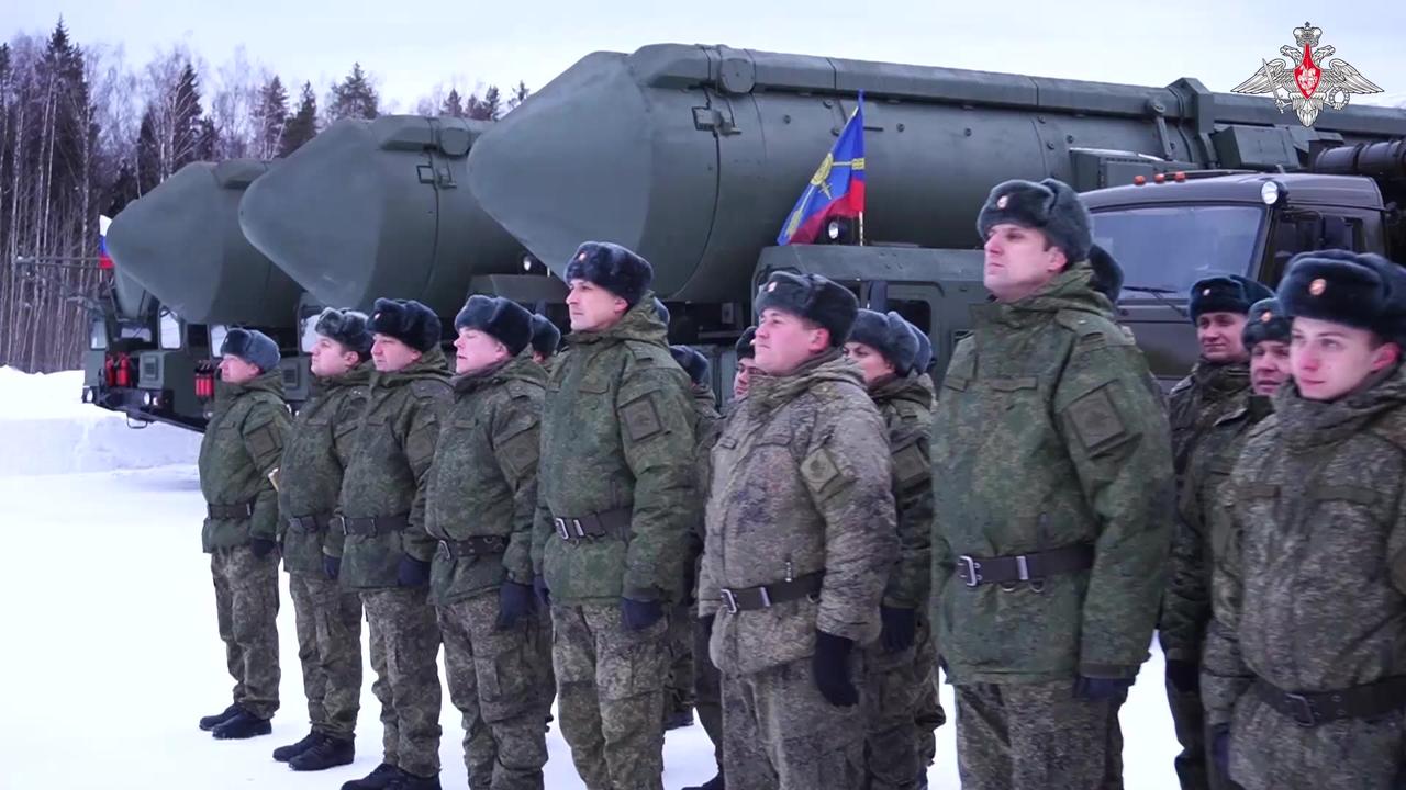 Column of Yars Missile Launchers moving to Moscow region for drills before parade at Red Square