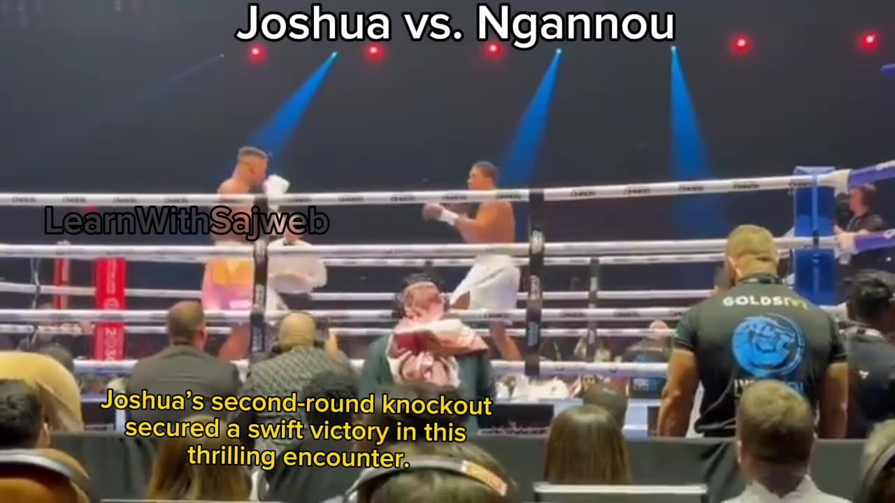 Anthony Joshua Fight Against Francis Ngannou